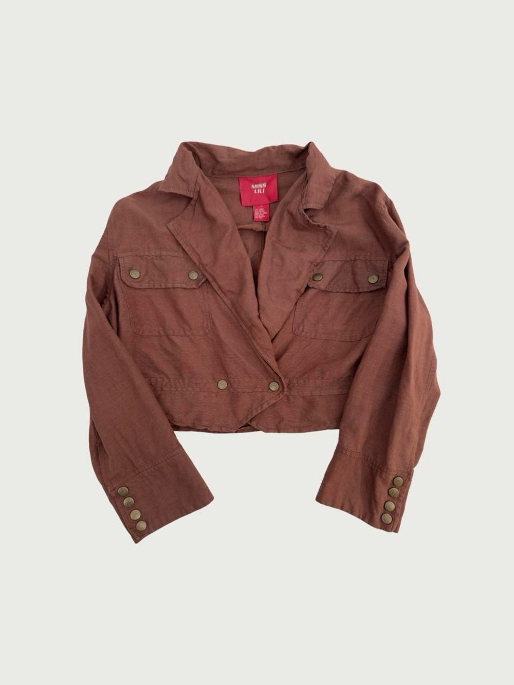 Cropped Shirt Jacket